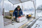 Зимняя кладка газобетона: противоморозные добавки и прогрев